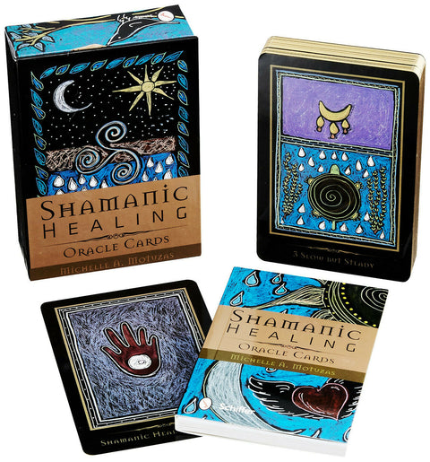 SHAMANIC HEALING ORACLE CARDS DECK SCHIFFER PUBLISHING WILSON MOTUZAS NEW
