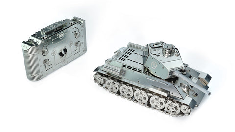 Tank T-34 Model Building Kit Original Time For Machine Stainless Steel NEW