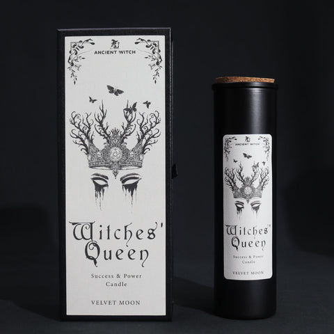 Witches Queen Velvet Moon Scented Candle, 50-Hour Burn, Witchcraft Spell Gift