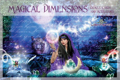 MAGICAL DIMENSIONS ORACLE CARDS AND ACTIVATORS LIGHTSTAR SCHIFFER PUBLISHING NEW
