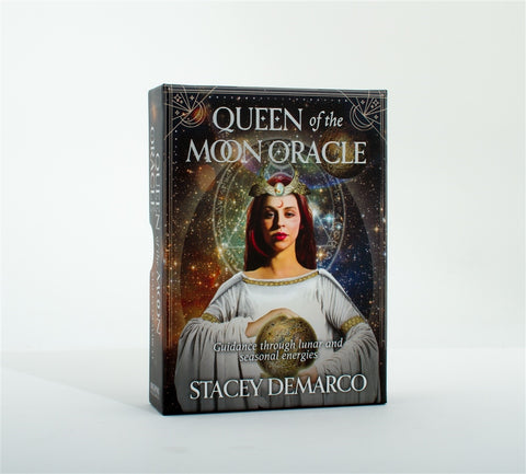 Queen Of The Moon Oracle Cards Deck Esoteric Guide Stacey Demarco Rockpool Rp17