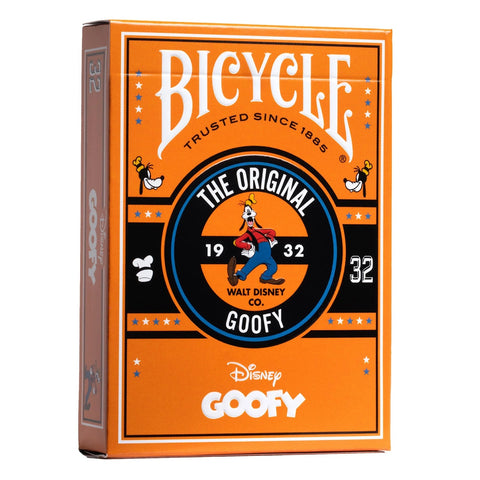 Disney Goofy Playing Cards by Bicycle - Poker Size, Custom Deck, USA Made