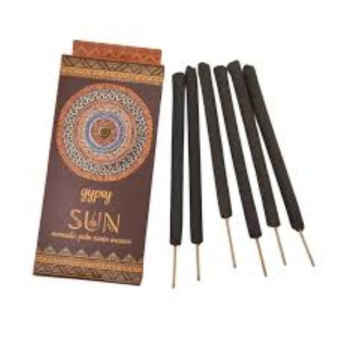 Gypsy Nomadic Incense Sun Sticks – Handmade, Natural Essential Oils, 6 Pack