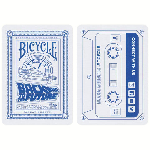 Bicycle BTTF Deck - Back To The Future Playing Cards Deck Poker Size
