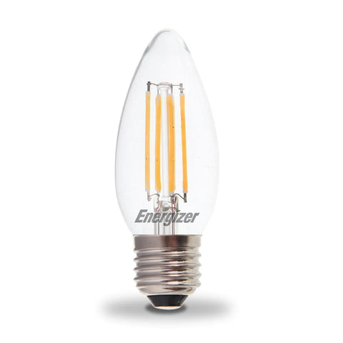Energizer Led Candle Filament S9031 Es/E27 4W/40W 470Lm 2700K Warm White NEW