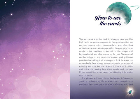 Galactic Guides Oracle Card Deck Rockpool Victoria Maxwell & Ellie Grant Rp177