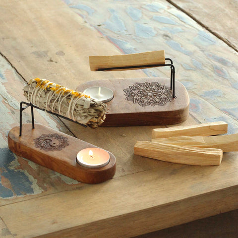 Teardrop Palo Santo Heater - Yin & Yang Ancient Wisdom