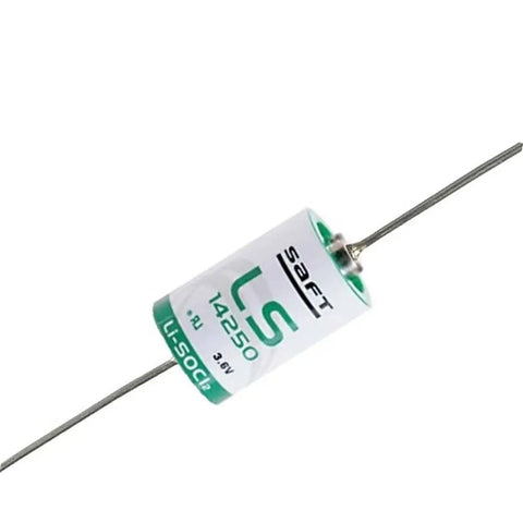 Premium Ls14250 With Axial Wire Cr1/2 Aa Lithium Battery 3.6V 1200Mah Li-Soci2 NEW