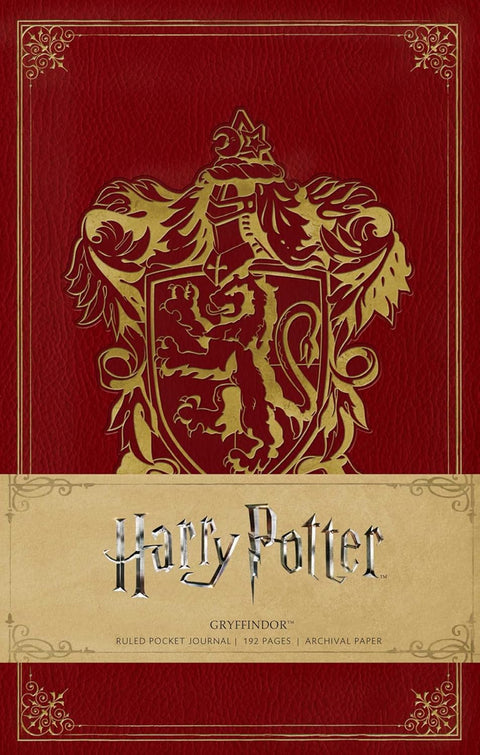 Harry Potter: Gryffindor Ruled Pocket Journal Insiht Editions
