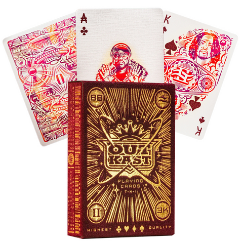 Outkast Playing Cards Hip Hop Music Gold Foil Theory 11 Magic Tricks USpcc T1181