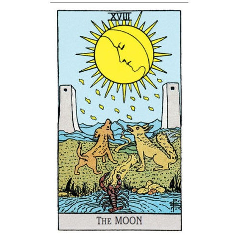 Ae Waite Tarot Mini Deck Cards Blue Edition Rosy Cross Fortune Telling Agm NEW