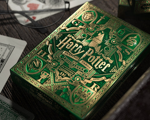 Harry Potter Slytherin Green Playing Cards Deck Theory 11 Magic Cards