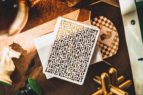 Ellusionist Knights Playing Cards White & Gold Deck Madison Ramsay Magic NEW