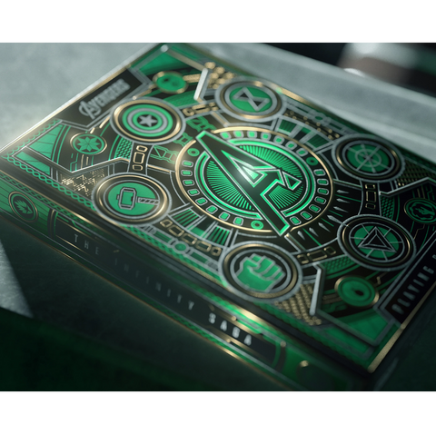 Avengers Green Edition The Infinity Saga Theory 11 Playing Cards Marvel Saga