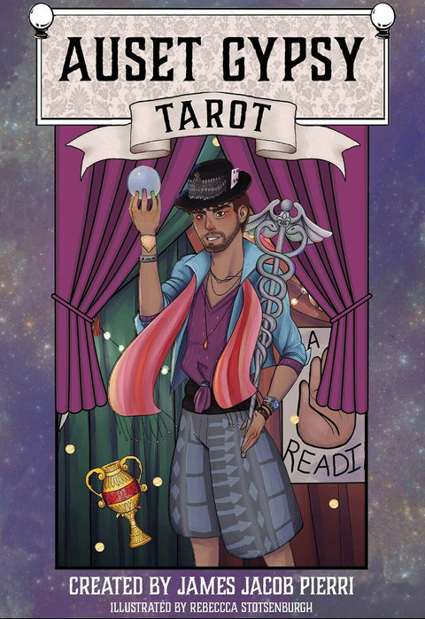 AUSET GYPSY TAROT CARDS DECK SCHIFFER PUBLISHING JAMES JACOB PIERRI HEATHER NEW