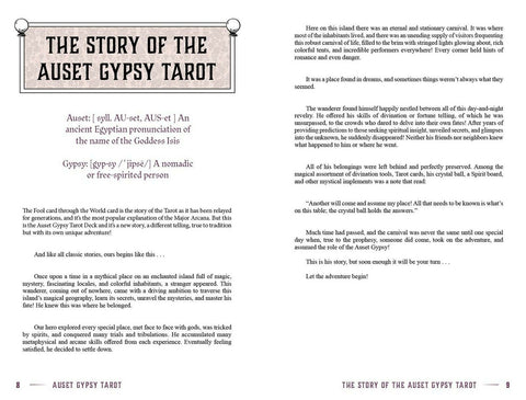 AUSET GYPSY TAROT CARDS DECK SCHIFFER PUBLISHING JAMES JACOB PIERRI HEATHER NEW