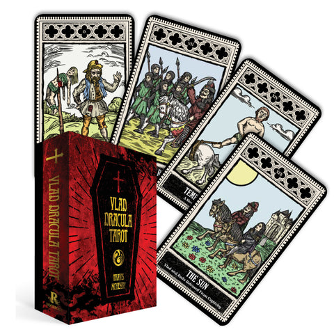 Vlad Dracula Tarot Cards Deck Blood Halloween Fantasy Rockpool Publishing NEW