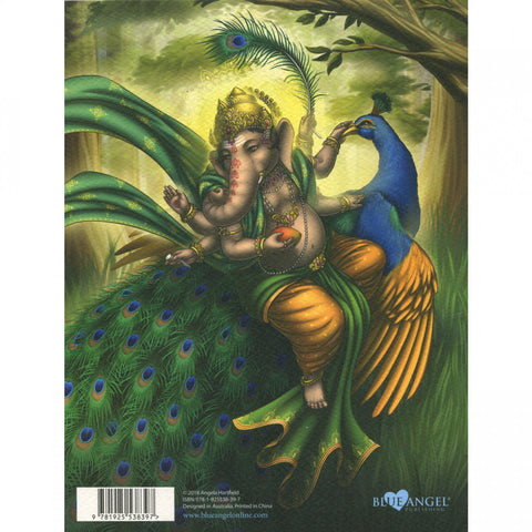 Whispers Of Lord Ganesha Journal Lines Notebook Angela Hartfield Blue Angel NEW