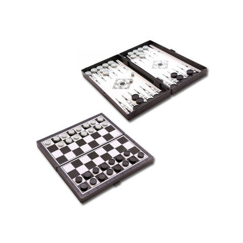 Star Magnetic Chess & Checkers & Backgammon Chessman & Board By Star 1050170