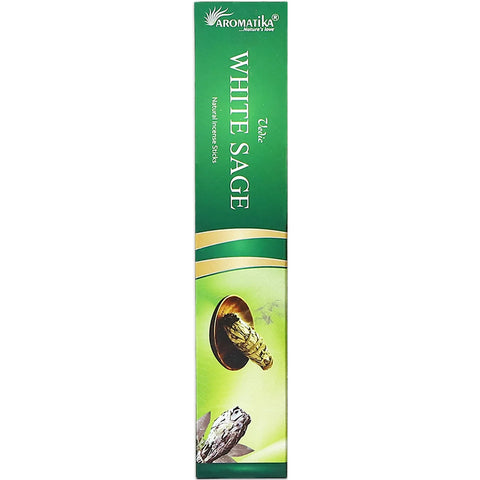 Vedic White Sage Natural Incense Sticks Aromatika