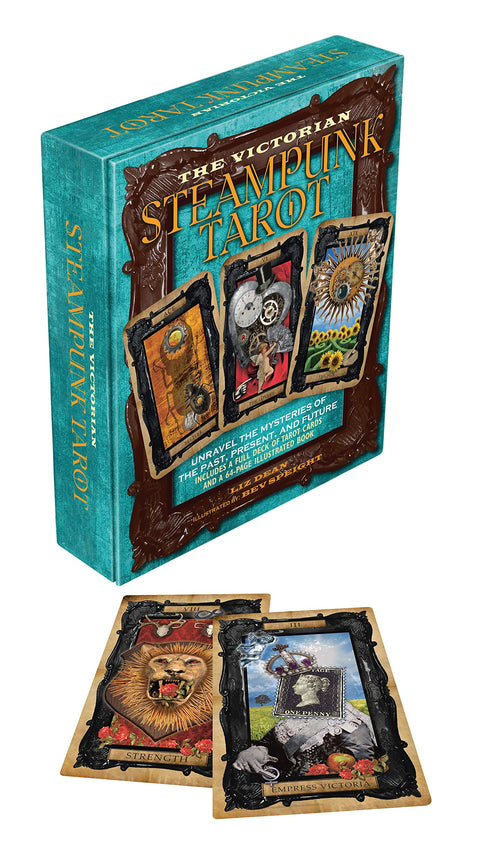 The Victorian Steampunk Tarot Cards & Illustrated Book Cico Books Liz Dean