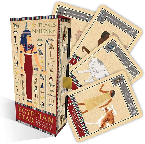 Egyptian Star Oracle Cards Deck Rockpool Publishing Travis Mchenry Astrology NEW