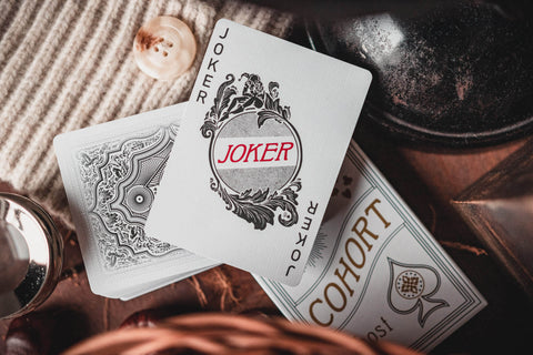Ellusionist Cohort Ghost Edition Playing Cards Deck Gold White Magic Tricks NEW
