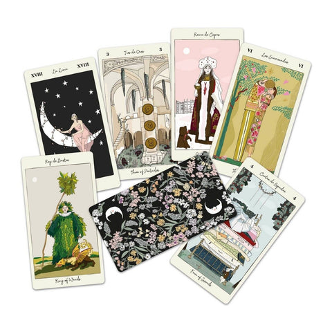 Tarot De Carlotydes Cards Deck Fournier Esoteric Fortune Telling Original