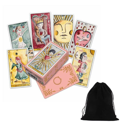 Tarot De Luz Cards Deck And Bag Fournier Esoteric Fortune Telling Saraiba With Bag