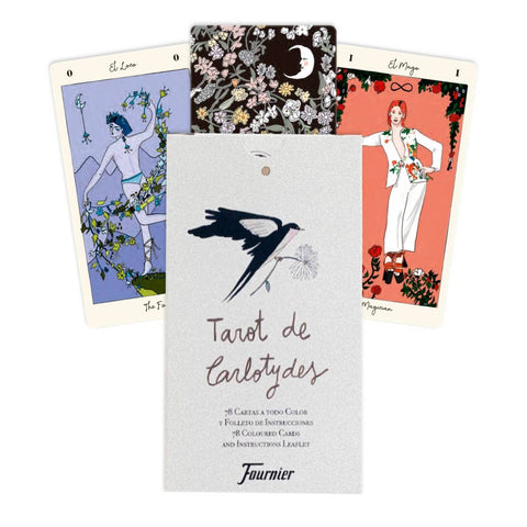 Tarot De Carlotydes Cards Deck Fournier Esoteric Fortune Telling Original