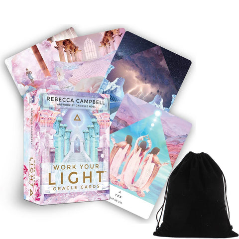 Work Your Light Oracle Cards Deck Rebecca Campbell Danielle Noel With Bag