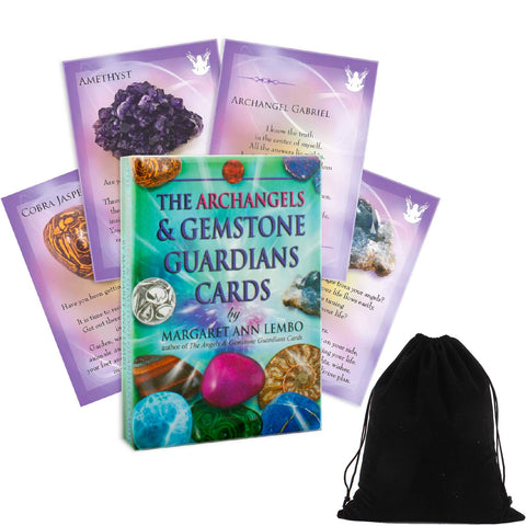 Archangels & Gemstone Guardians Oracle Cards Deck Findhorn Esoteric Oracle With Bag