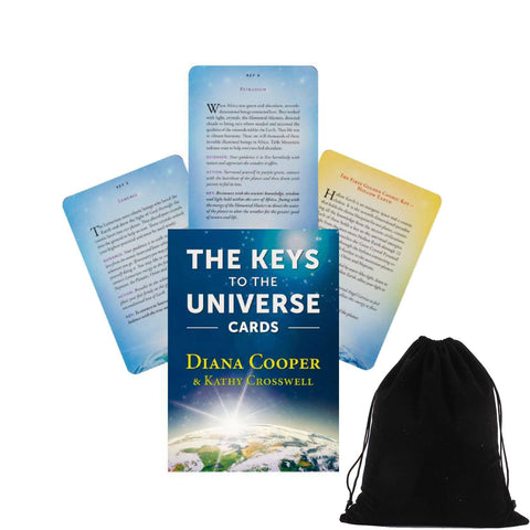 The Keys To The Universe Cards Findhorn Press Diana Cooper Kathy Crosswell With Bag
