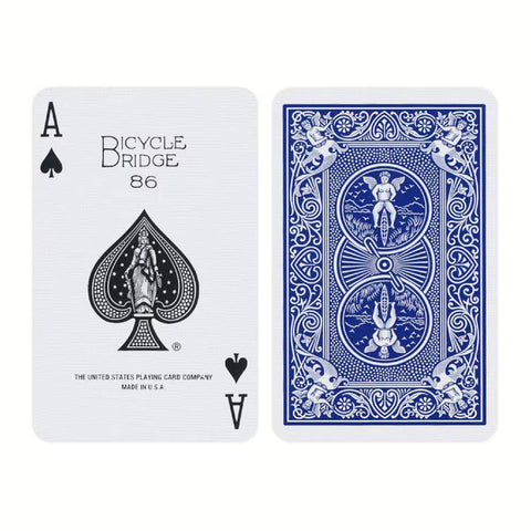 Bicycle Rider Back Bridge Size cards deck (Blue)