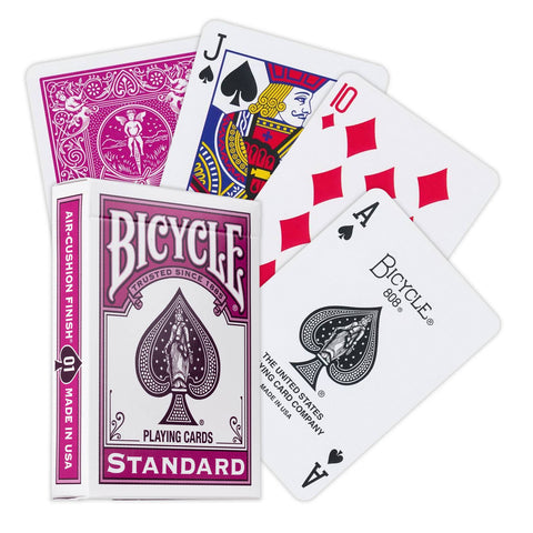 Bicycle Color Series #1 Berry Playing Cards Deck Light Pink Poker Size