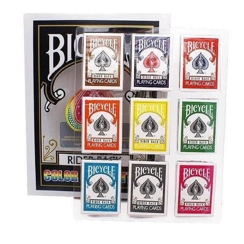 Bicycle Color Collection 9 Colors Rider Back Playing Cards Deck Poker Size
