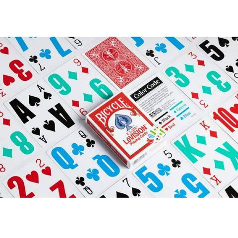 Bicycle E-Z-SEE LoVision Playing cards Red