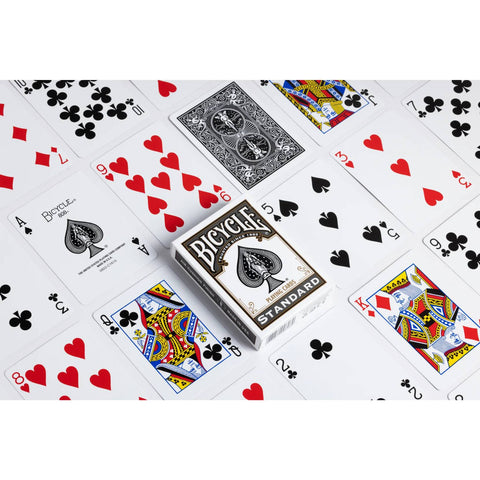 Bicycle Dark Black Standadt Index Playing Cards Deck Poker Rider Back