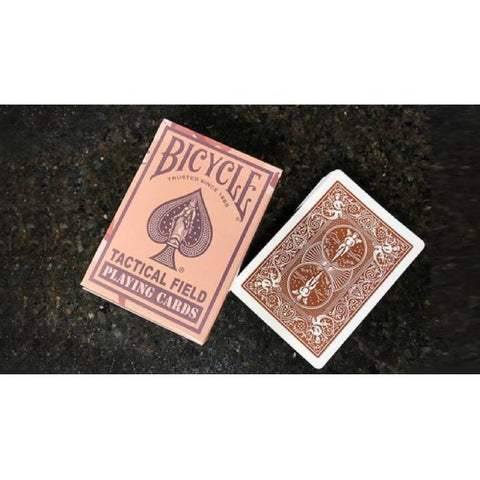 Bicycle Tactical Field Playing Cards Deck Brown USa Standard Brown