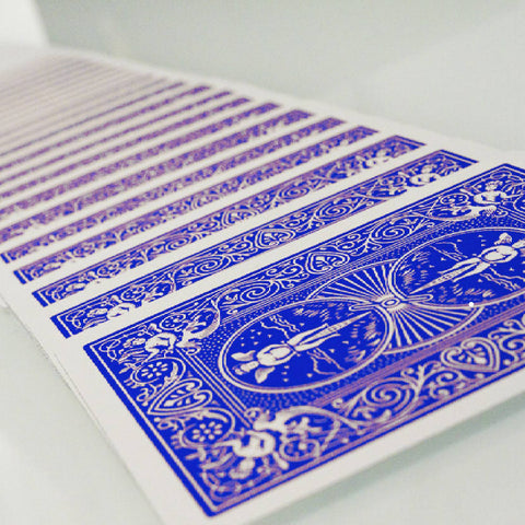 Bicycle Rider Standard Poker Cards Color Blue