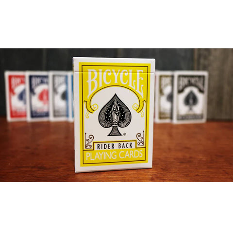 Bicycle Yellow Playing Cards Deck Rider Back Magic Tricks Poker USpcc