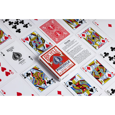Bicycle Pinochle Playing cards Standard Red