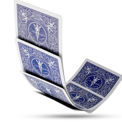 Bicycle Rider Blue Double Back Magic Tricks Playing Cards Deck USPCC