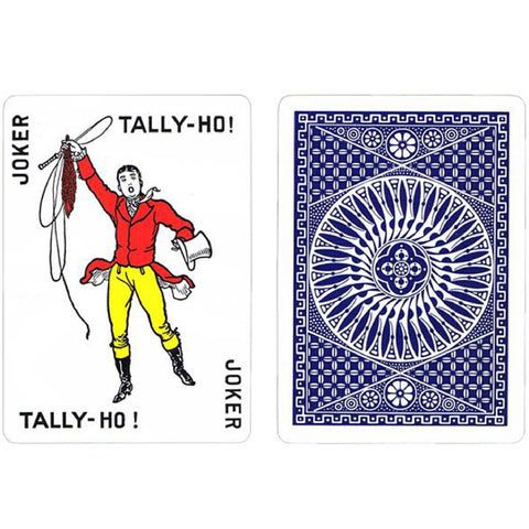 Bicycle Tally-Ho Circle Playing cards deck (Blue)