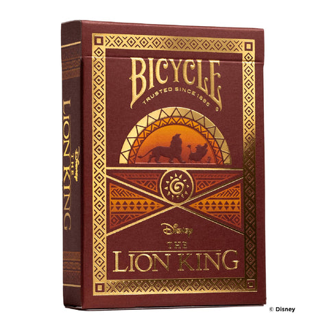 Bicycle Disney Lion King Inspired Playing Cards Deck Gold Foil Back