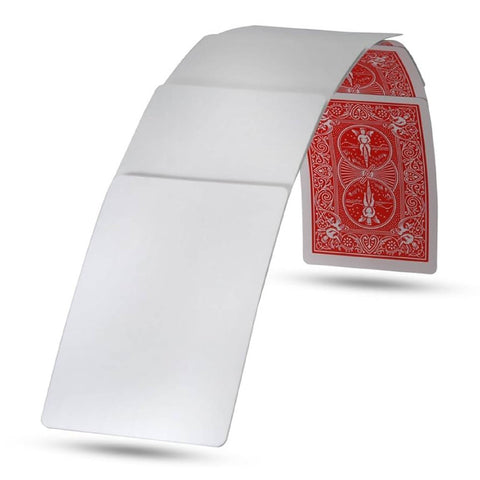 Bicycle Rider Back No Face Blank White Magic Tricks Cards Deck USpcc Red