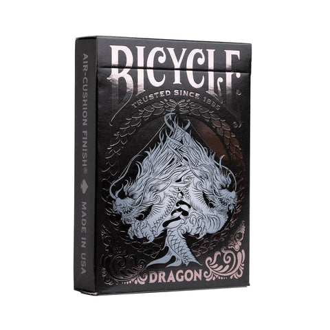 Bicycle Dragon Black Playing Cards Deck Original Poker Size Premium
