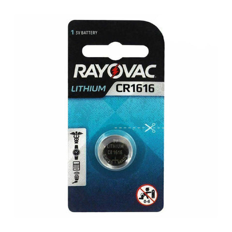1x Rayovac Cr1616 Lithium Batteries 3V Cell Coin Button Switzerland