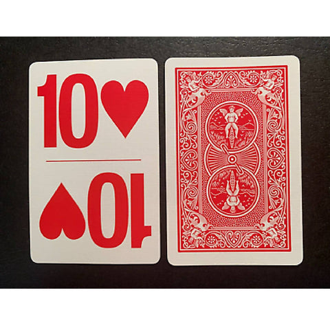 Bicycle Large Print Bridge Size Playing Cards Deck Super Jumbo Red USPCC