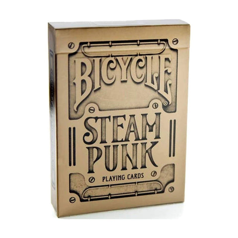 Bicycle Steampunk Gold Playing Cards – Premium Poker Deck